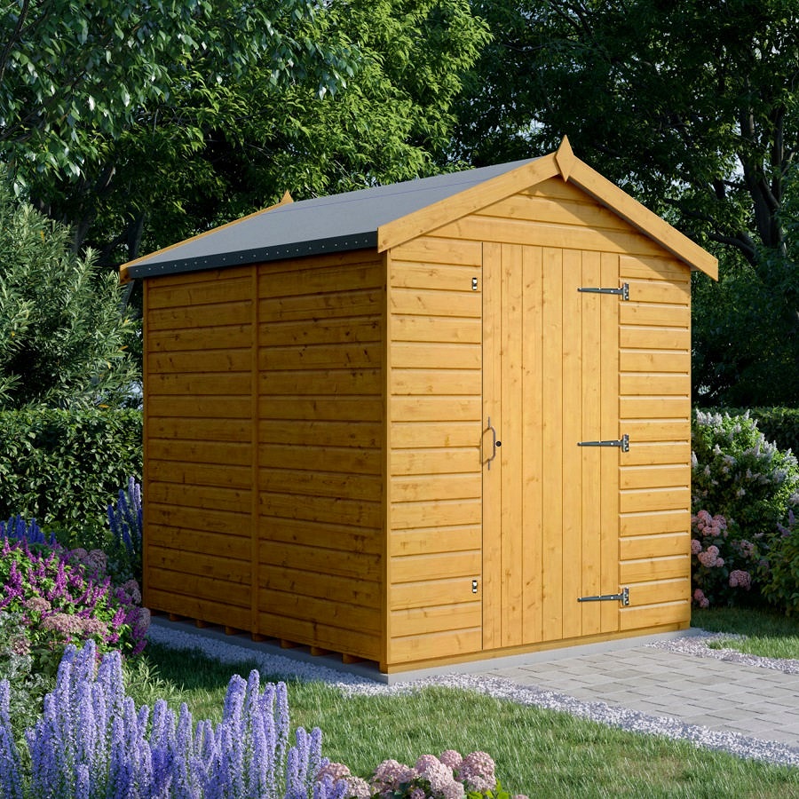 8x6 Apex Shed - Single Door, Windowless