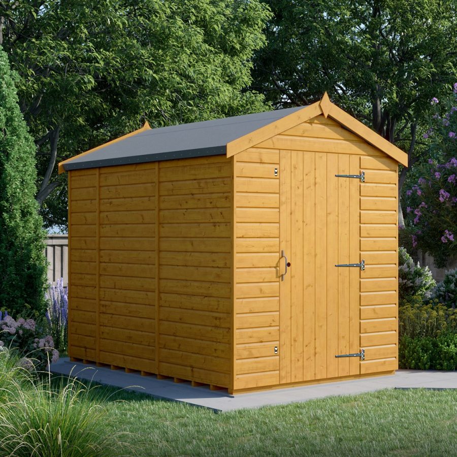 10x6 Apex Shed - Single Door, Windowless