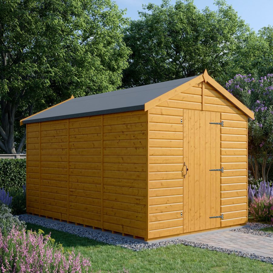 14x8 Apex Shed - Single Door, Windowless