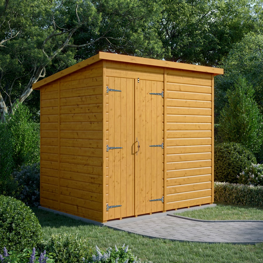 18x10 Reverse Apex Workshop - Double Door Centre, Windowless by RGB