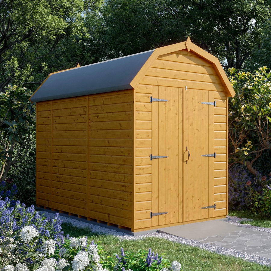 10x6 Barn Shed - Double Door, Windowless