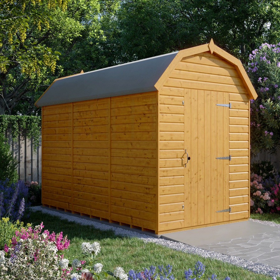 12x6 Barn Shed - Single Door, Windowless