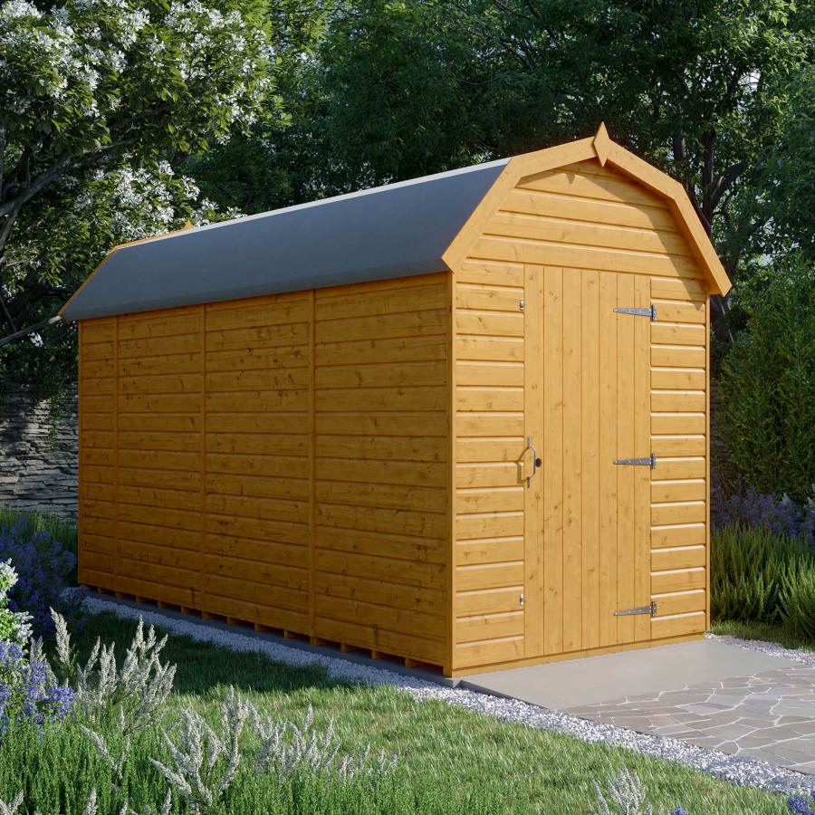 14x6 Barn Shed - Single Door, Windowless