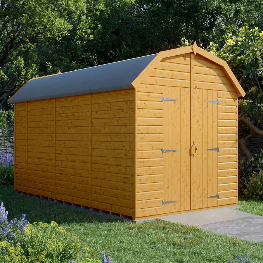 14x8 Barn Shed - Double Door, Windowless